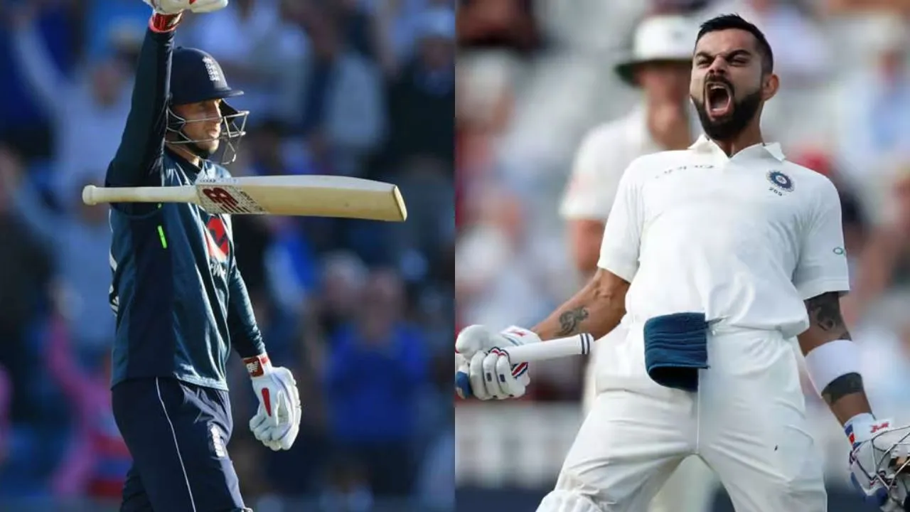 Joe Root and Virat Kohli (Source: X)