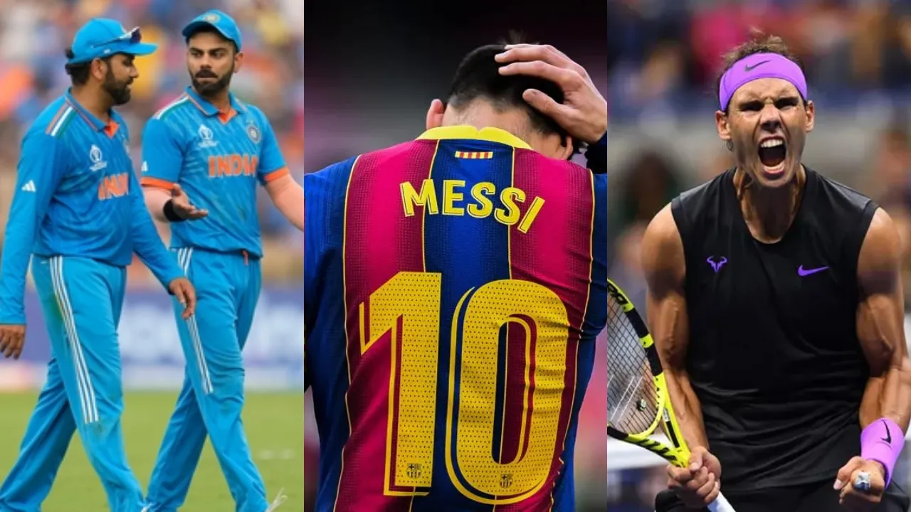 Rohit Sharma-Virat Kohli-Lionel Messi-Rafael Nadal