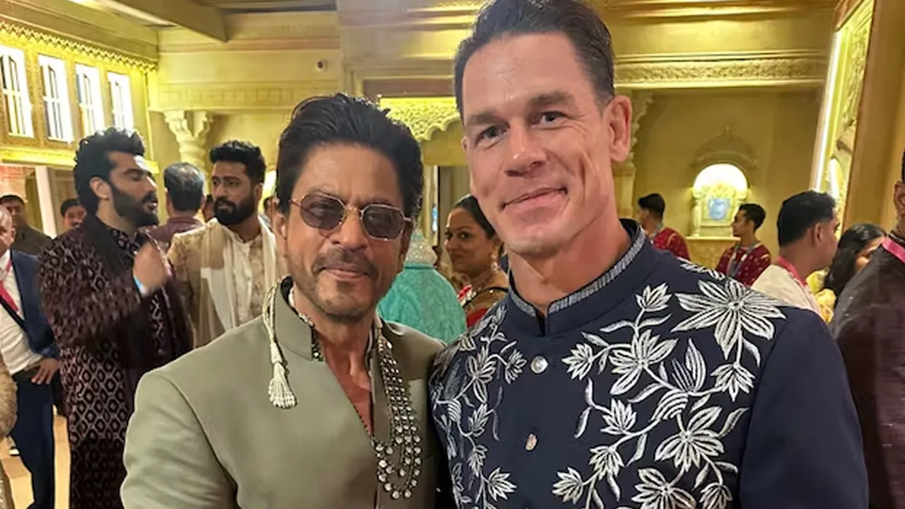 WATCH: John Cena opens up on his meeting with Shah Rukh Khan during Anant Ambani's wedding in India