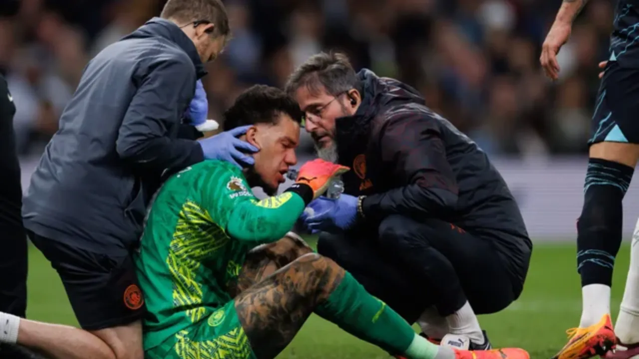 Ederson set to miss final of FA Cup against Manchester United after fracture in eye