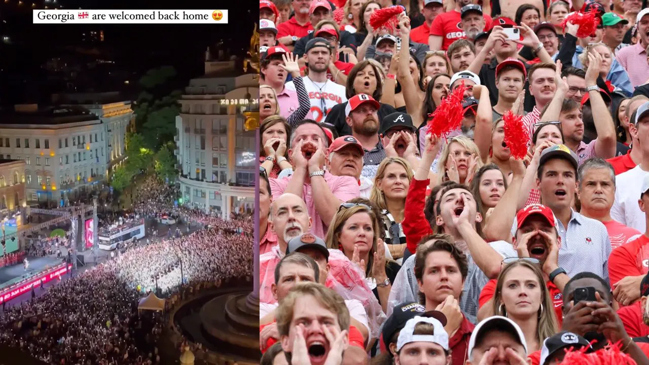 Georgia fans welcome team