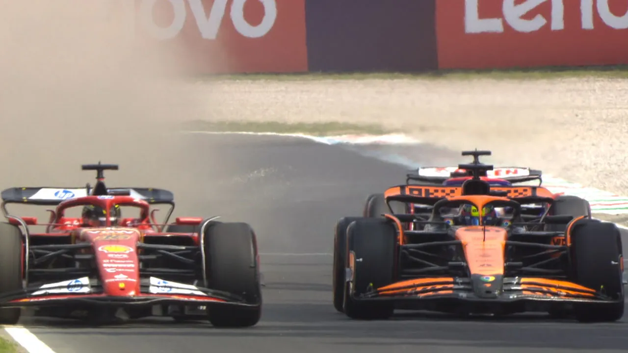 Charles Leclerc and Oscar Piastri 