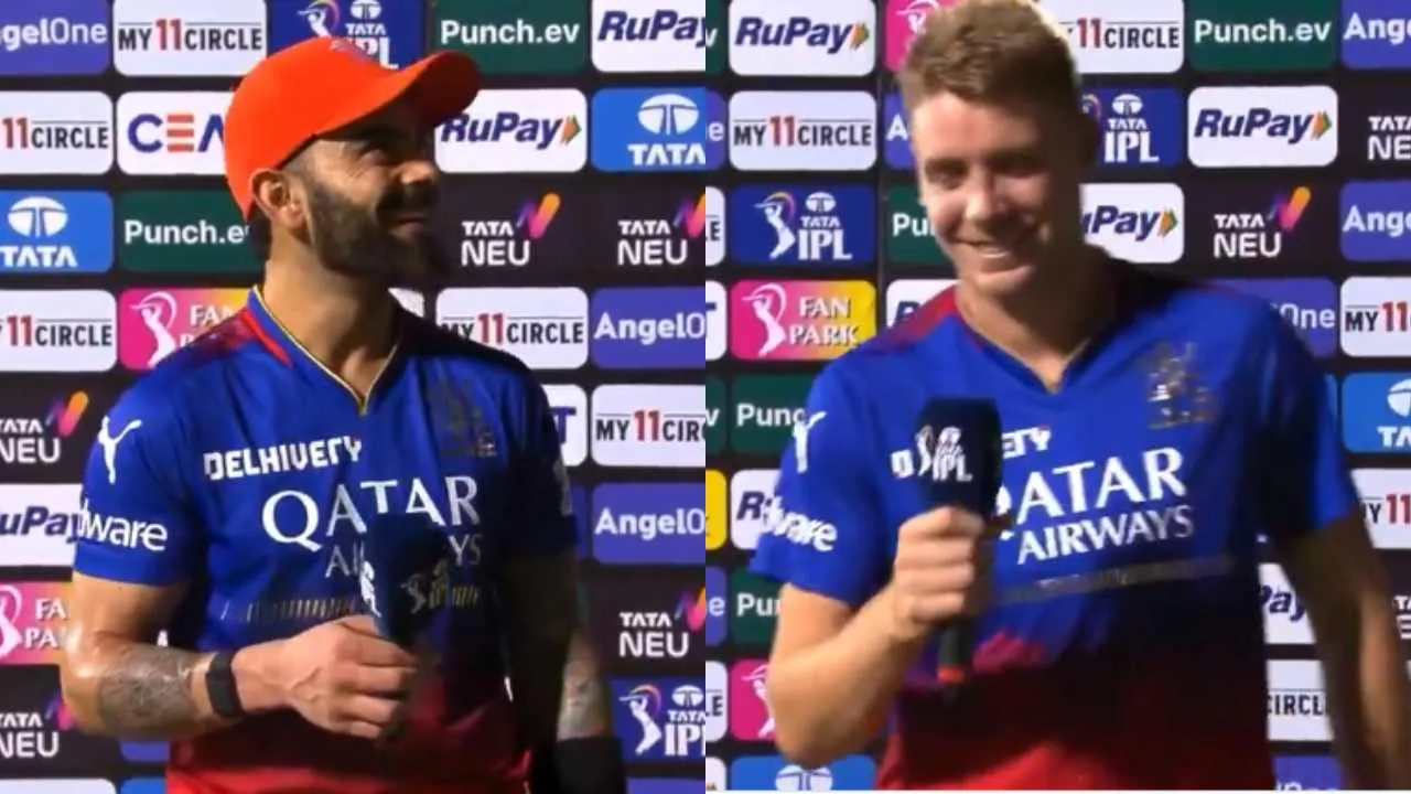 Cameron Green and Virat Kohli