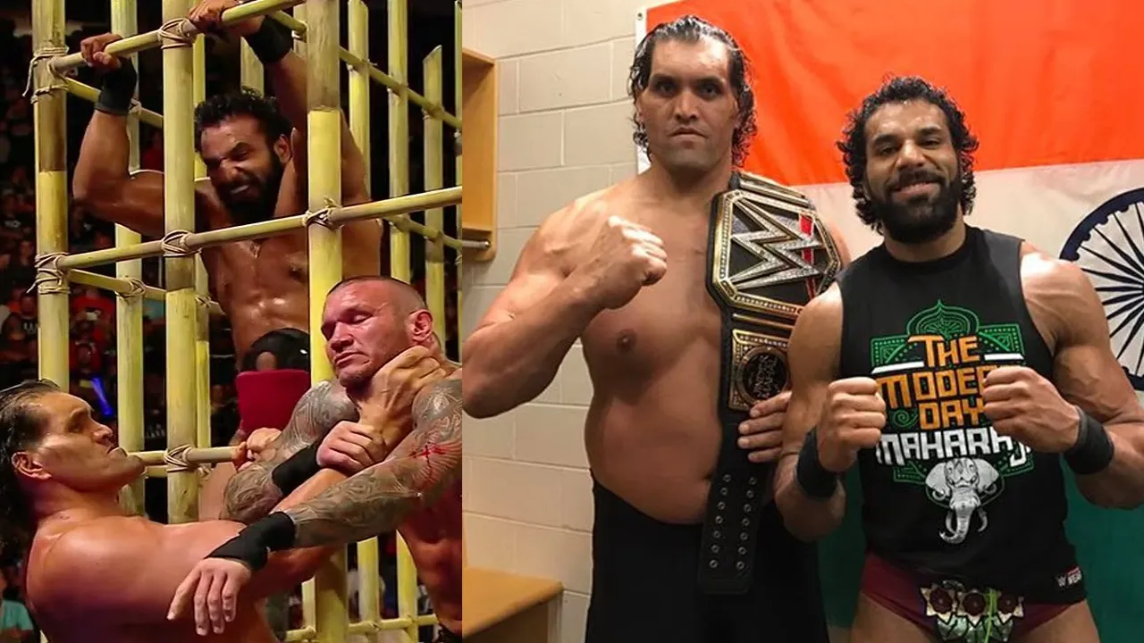 The Great Khali returned to help Jinder Mahal