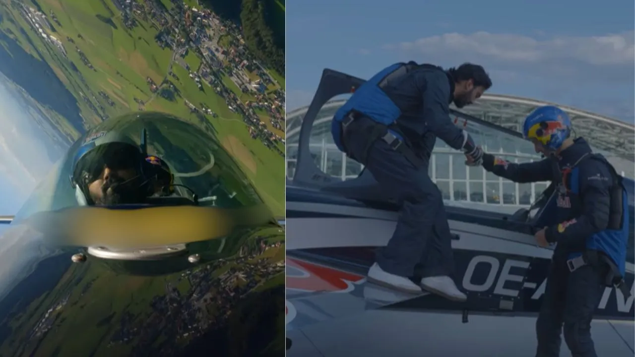 KL Rahul takes control of a Boeing 737 flight simulator (Source: Instagram)