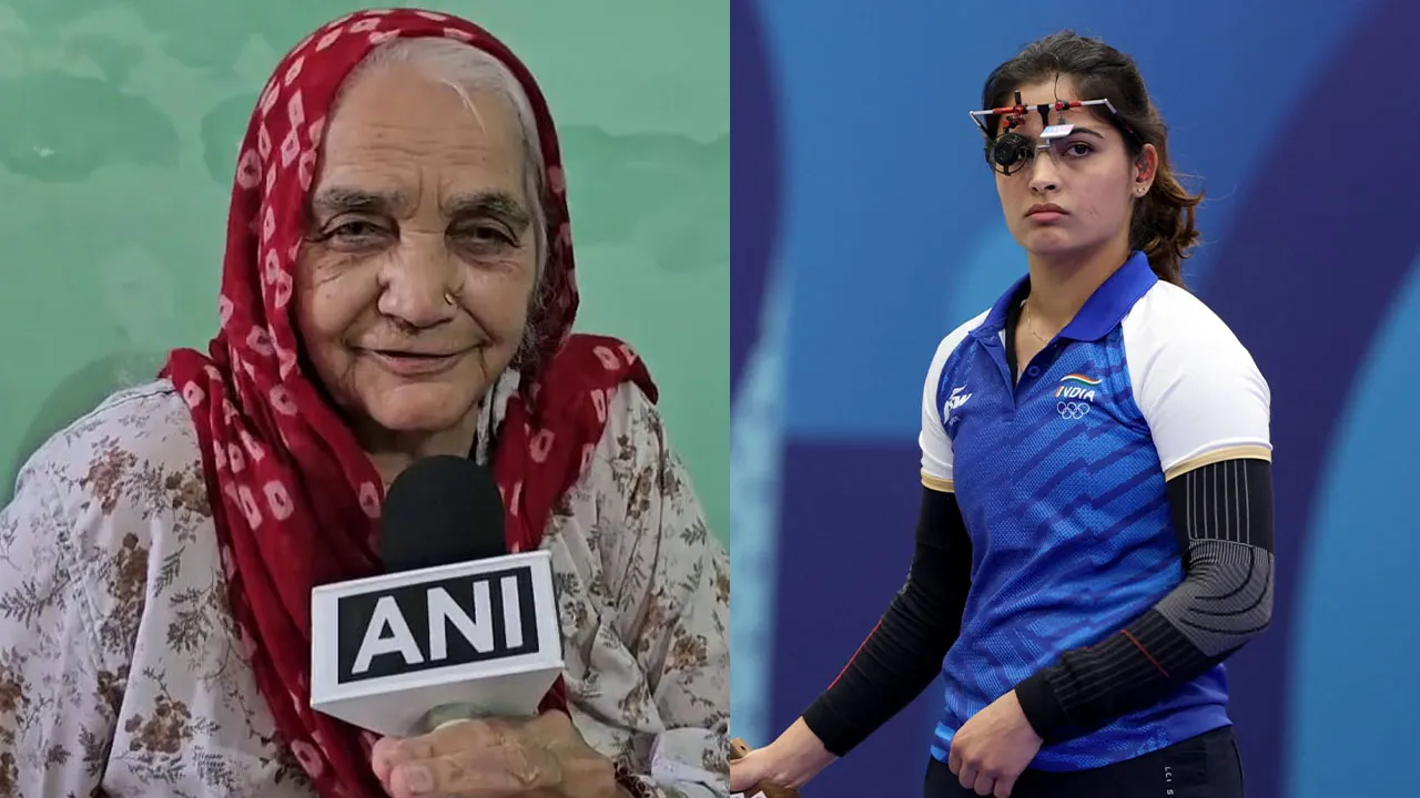 Manu Bhaker and her Grand Mother