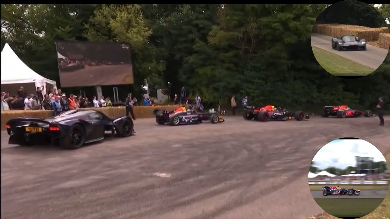 WATCH: Red Bull celebrates its 20 years with parade in Goodwood festival of Speed