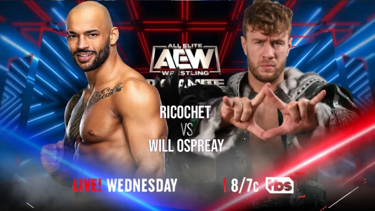 'If he is coming to AEW..' - Will Ospreay reacts to reports suggesting Ricochet's move to AEW ahead of Rampage