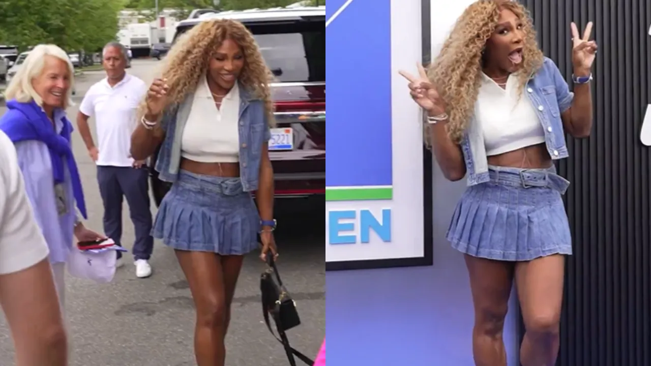 WATCH legendary Serena Williams arrive in New York for US Open 2024