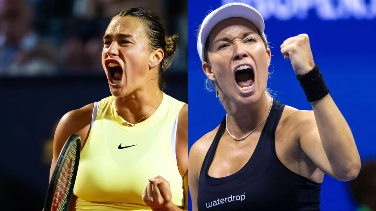 Aryna Sabalenka vs Danielle Collins (Source - Twitter)