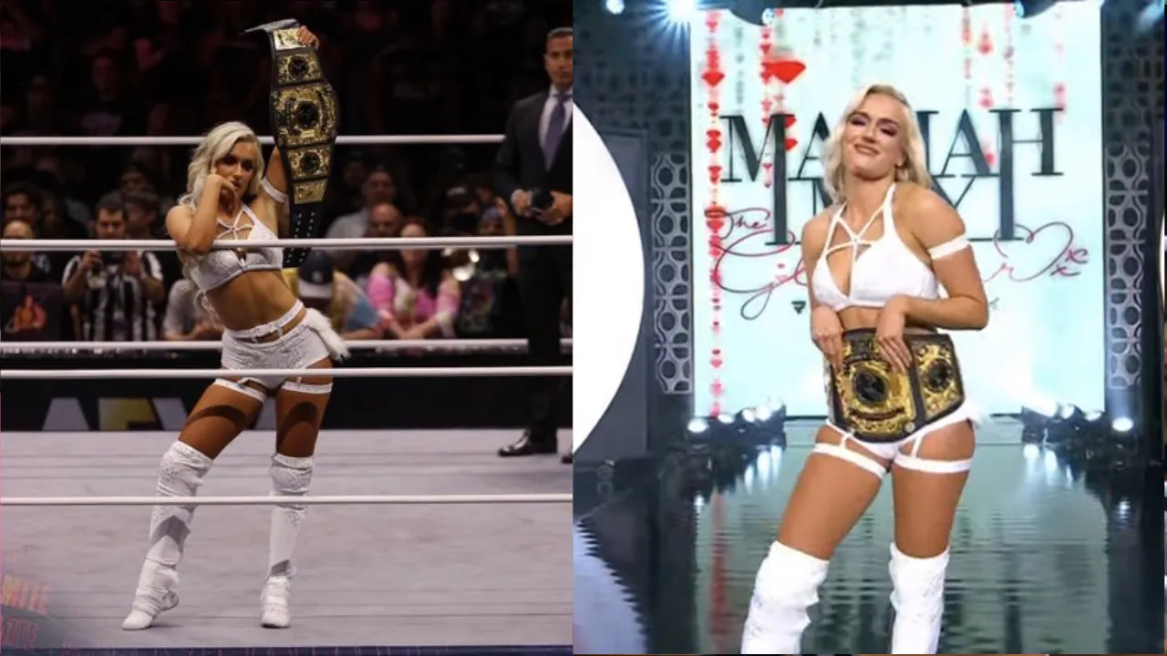 WATCH: Mariah May's entrance for her maiden title defense on AEW Dynamite against Nyla Rose