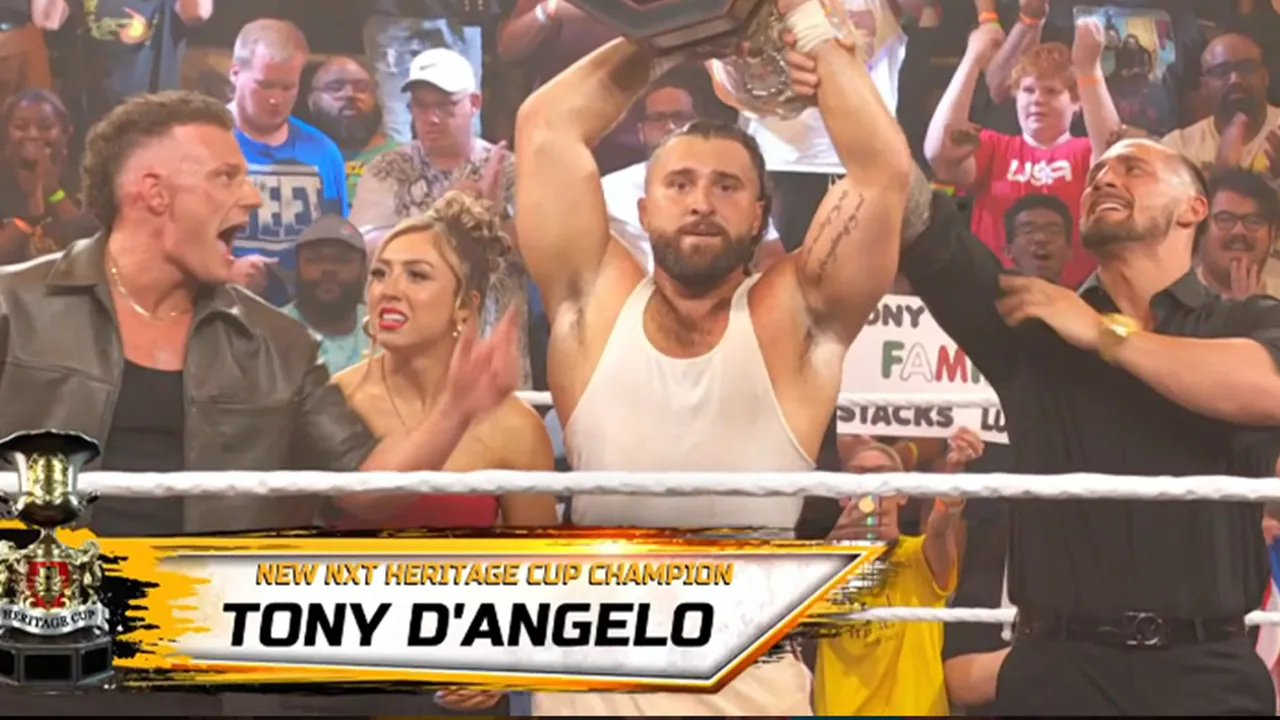 Tony D'Angelo beats Charlie Dempsey in 5-round thriller to become new NXT Heritage Cup Champion