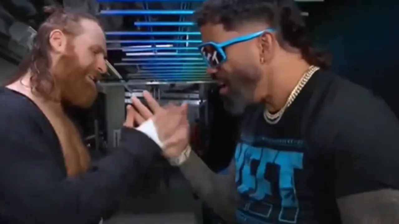 WATCH: Sami Zayn and Jey Uso tease Bloodline reunion on WWE Raw