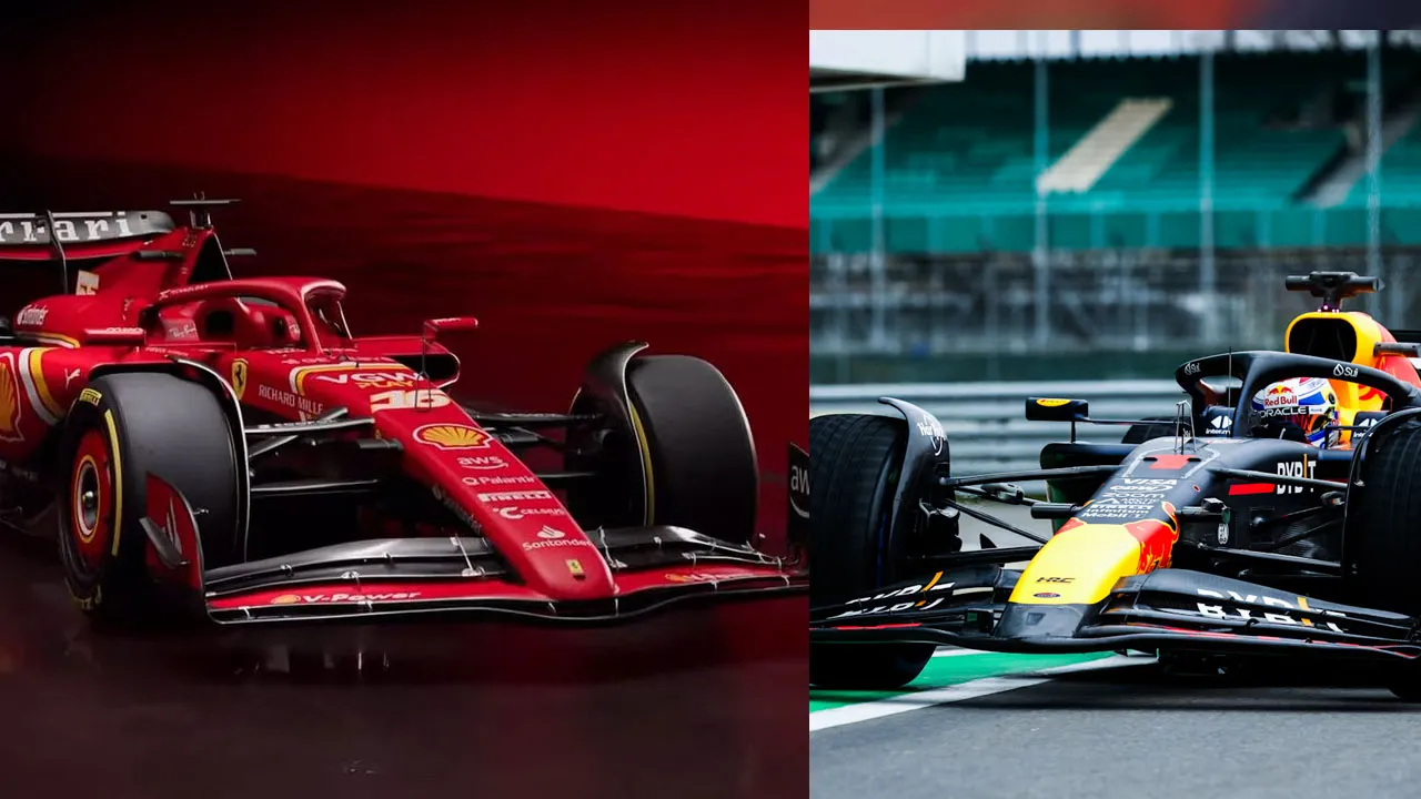 Ferrari's SF24 vs Red Bull's RB20 