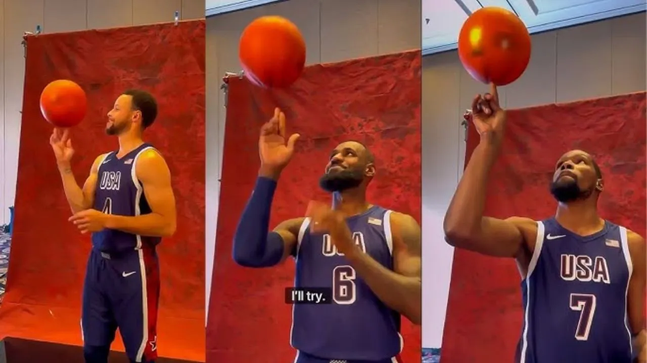 WATCH Stephen Curry and Kevin Durant along with Team USA stars