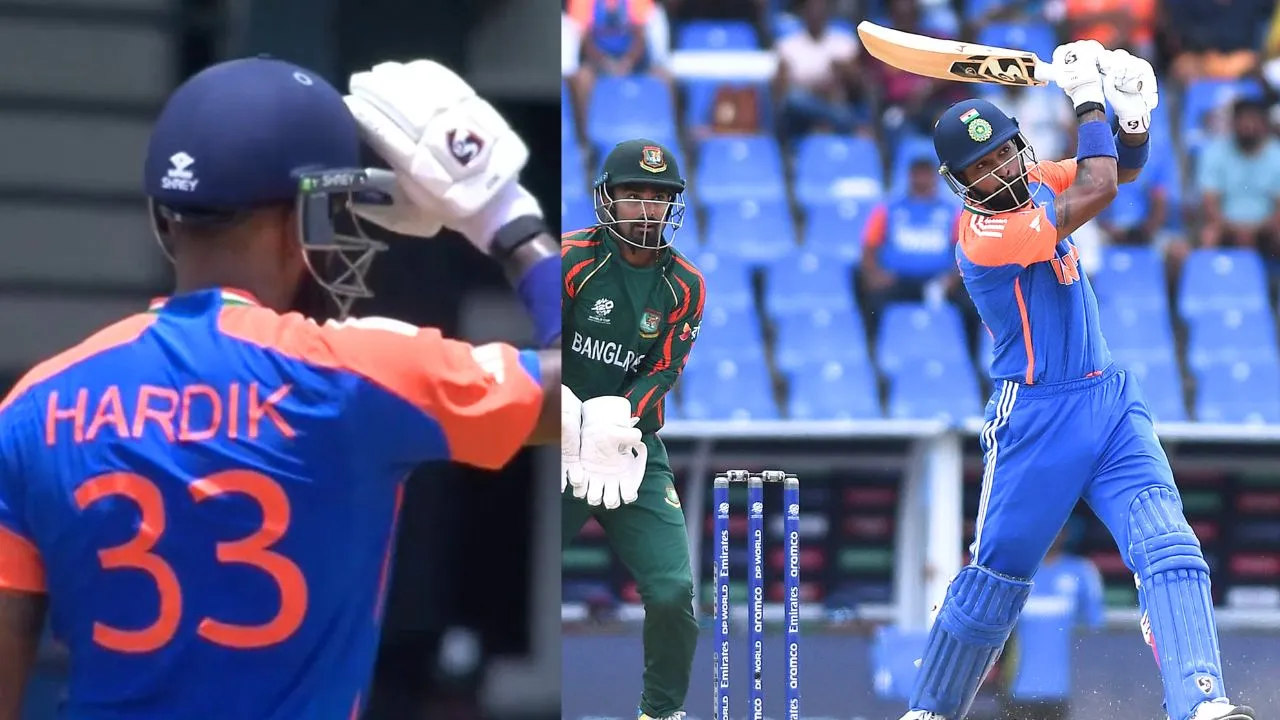 T20 World Cup 2024 India vs Bangladesh IND vs BAN Match Hardik Pandya score fifty