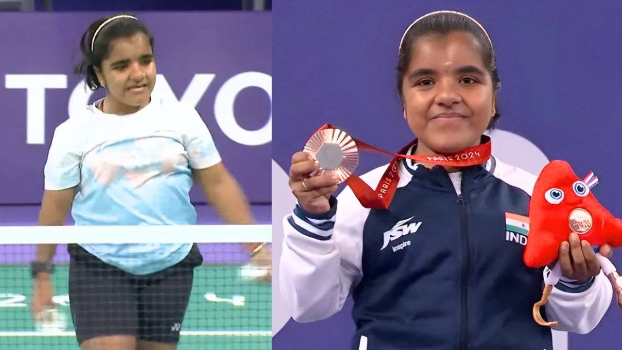 Paralympics 2024 Nithya Sre Sivan Win Bronze Medal in badminton SH6 category