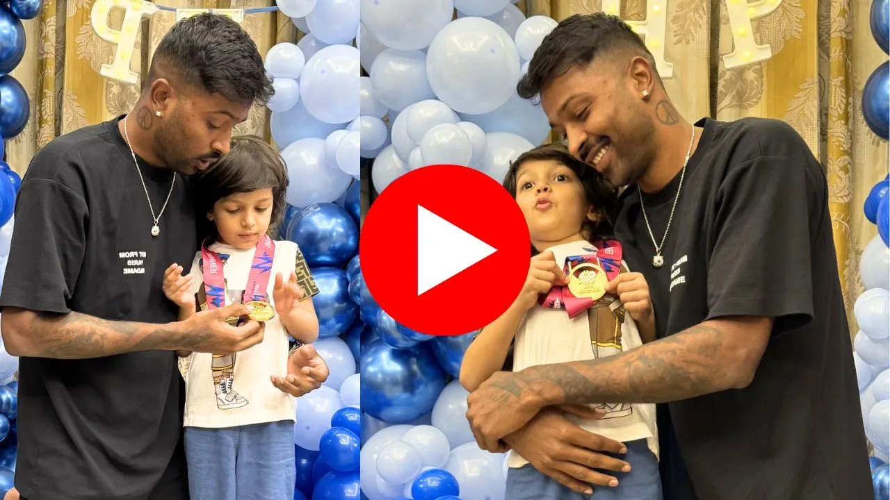 Hardik Pandya Happy Birthday Agastya Instagram post viral video