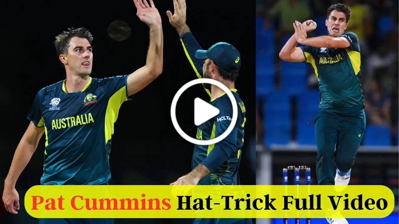 Pat Cummins Hat-Trick Full Video