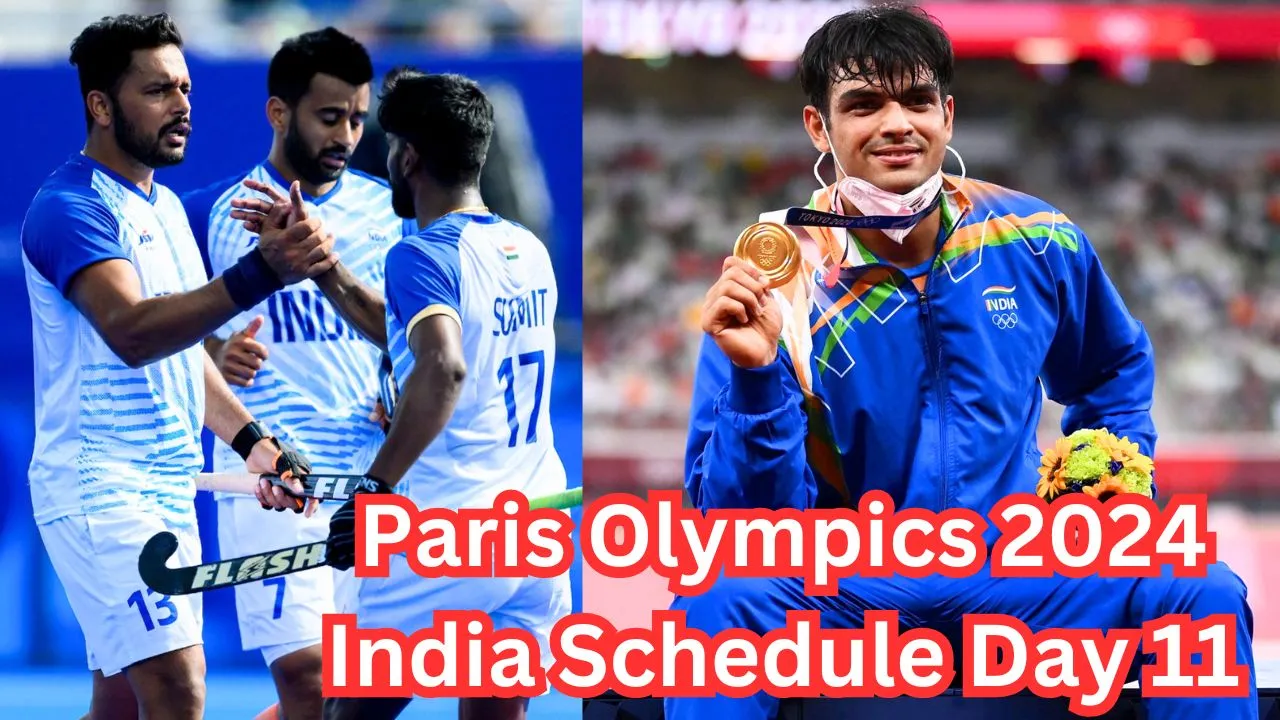 Paris Olympics 2024 India Schedule Day 11 Neeraj Chopra returns and Hockey semifinal