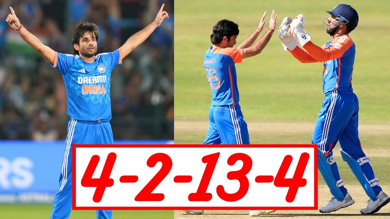 IND vs ZIM Ravi Bishnoi Bowling spell updates