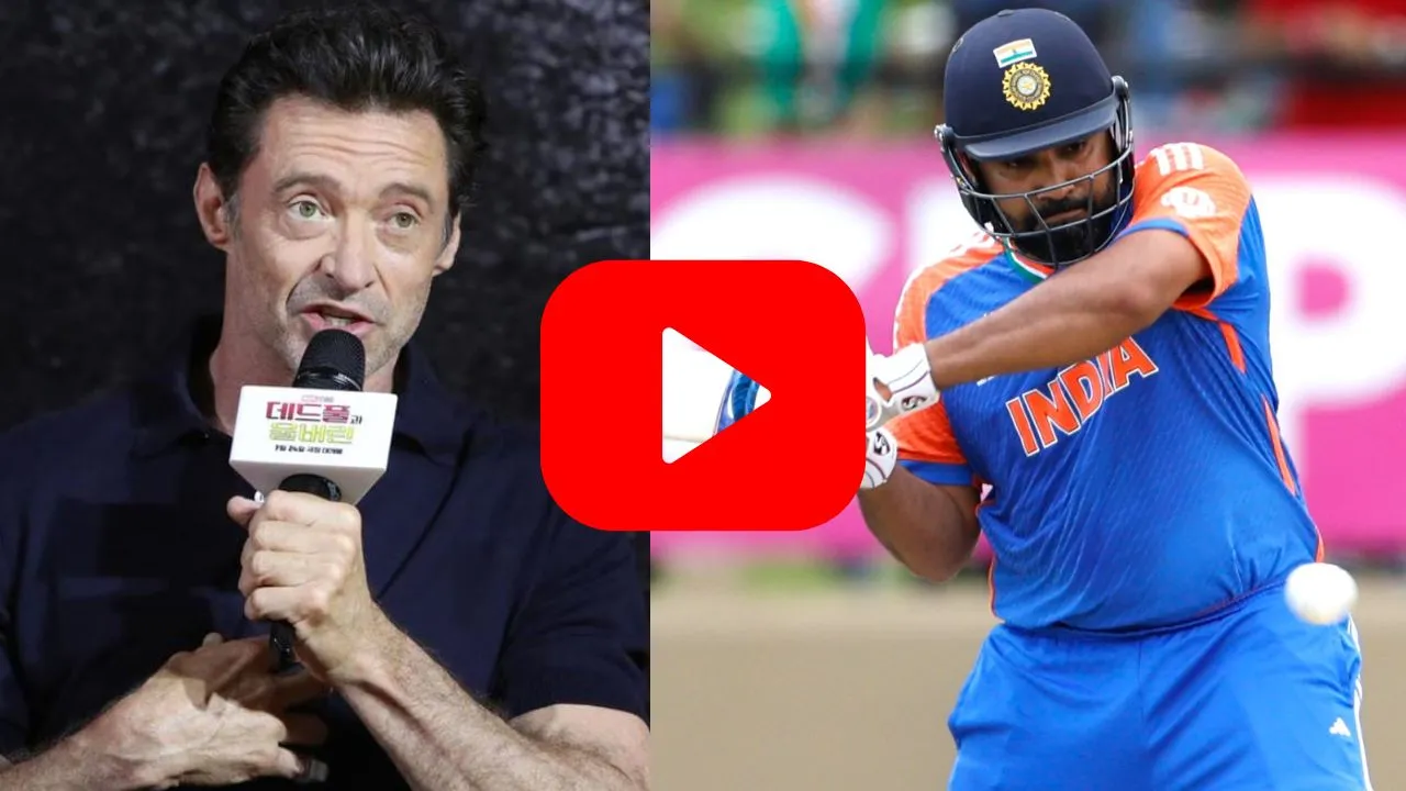 Watch Video Rohit Sharma is the favorite cricketer of Wolverine Hugh Jackman