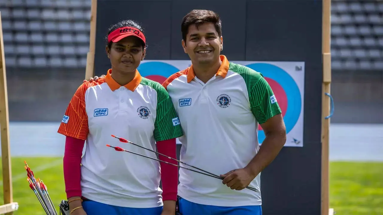 Archery World Cup 2024: Jyothi Surekha Vennam and Abhishek Verma ensure India's fourth medal by reaching compound mixed team final