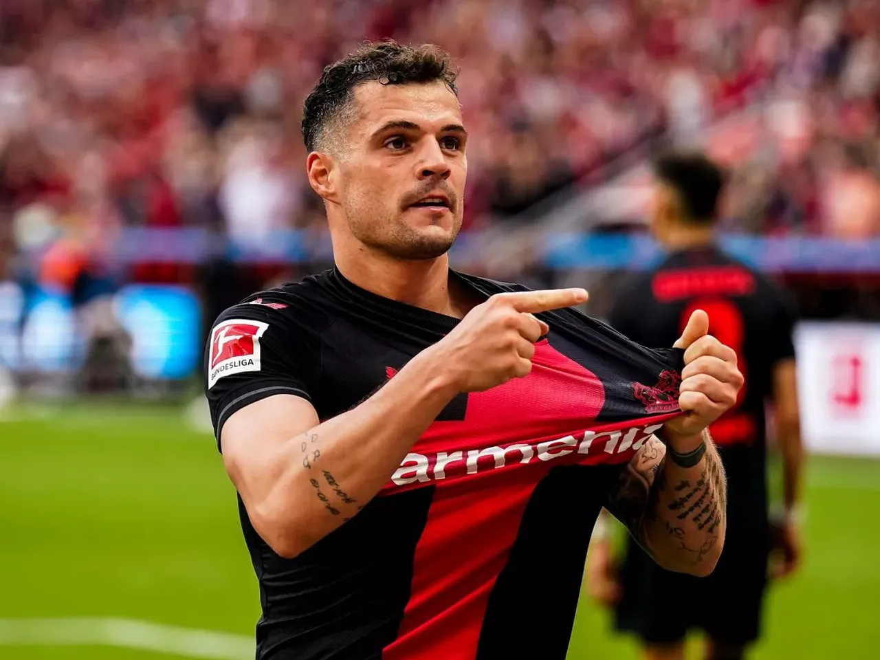 Granit Xhaka -Bayer Leverkusen -sportzpoint.com