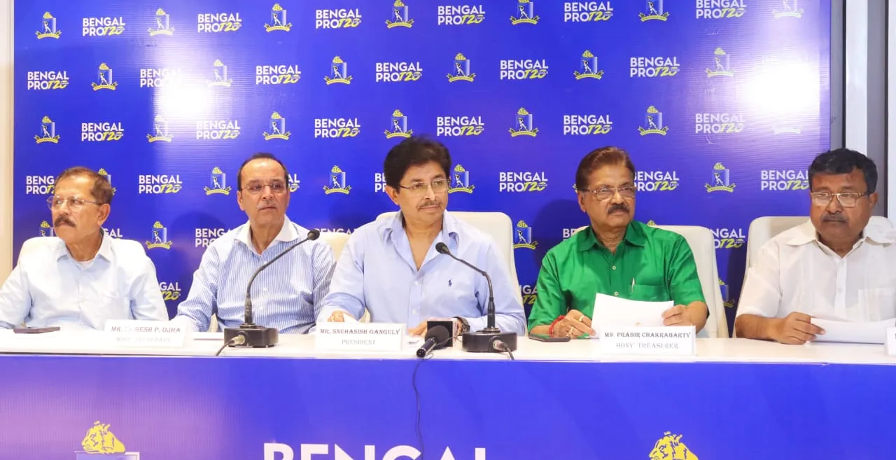 Bengal Pro T20 League to start from June 2024 with 8 men's and women's cricket teams | Sportz Point