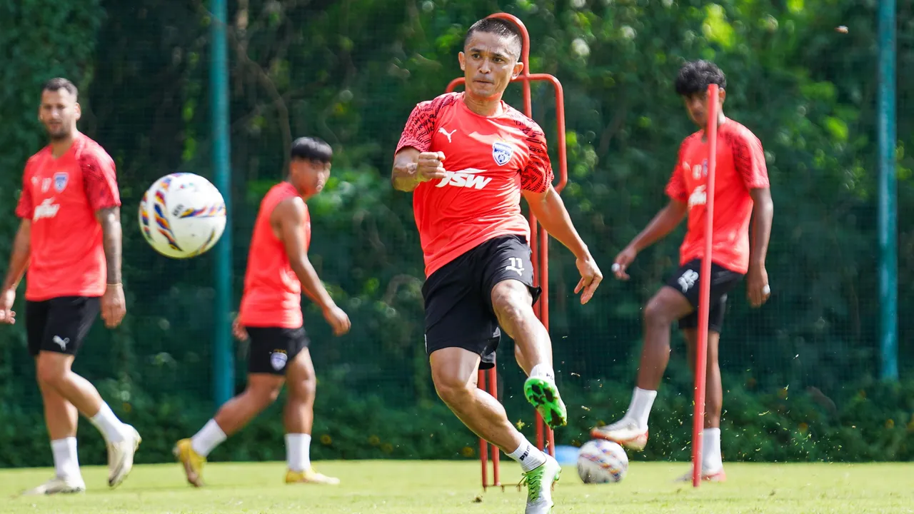 Bengaluru FC vs Kerala Blasters FC: Sunil Chhetri -sportzpoint.com