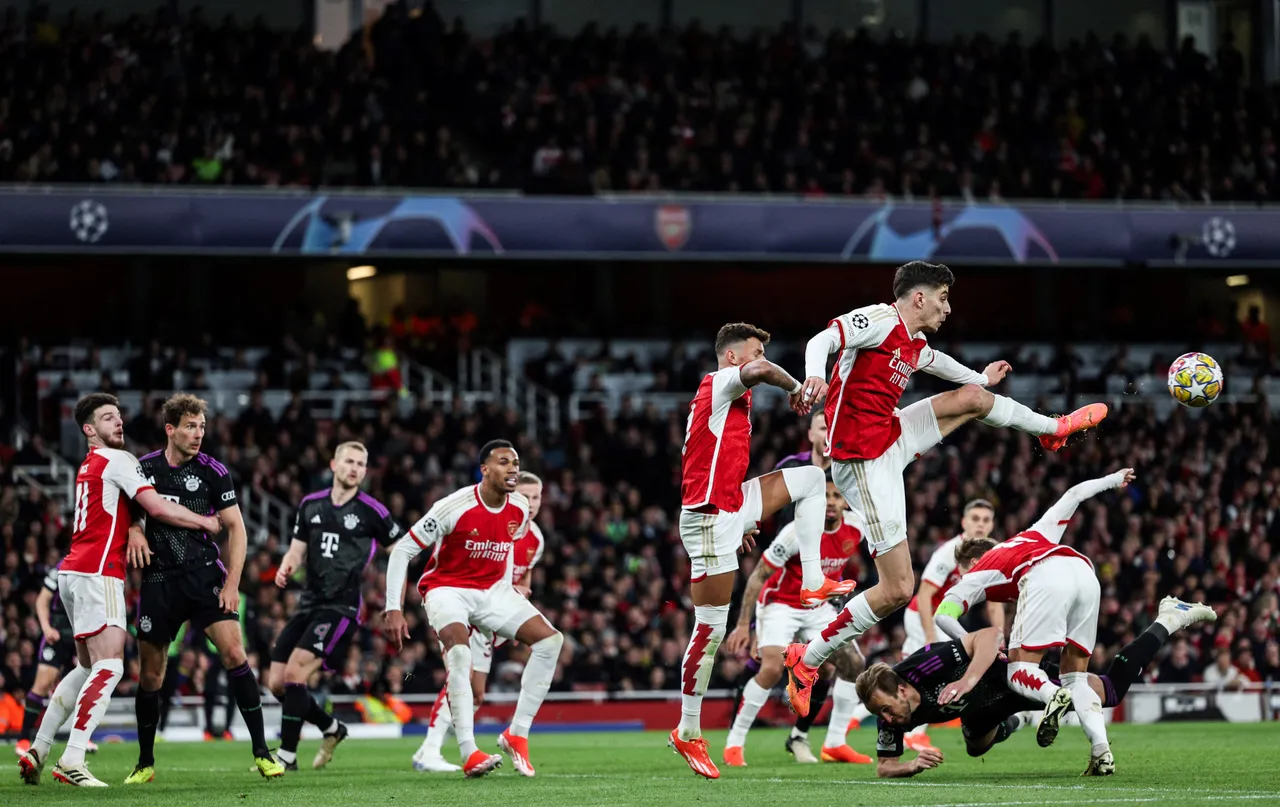 Arsenal vs Bayern: The Bavarians secure a 2-2 draw against the high-flying Gunners in the first leg of the UCL 2023-24 Quarter-Finals