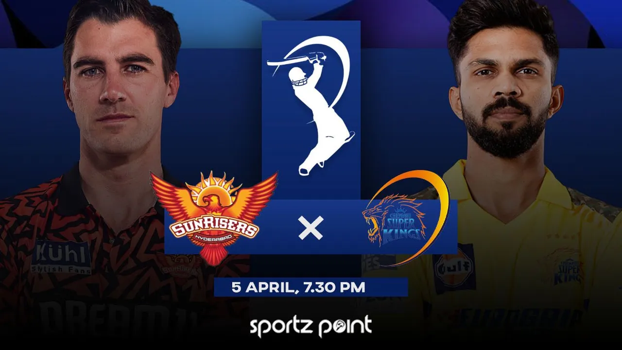 SRHvsCSK Match preview, head-to-head stats, possible playing XIs, and Dream11 Tran prediction | Sportz Point