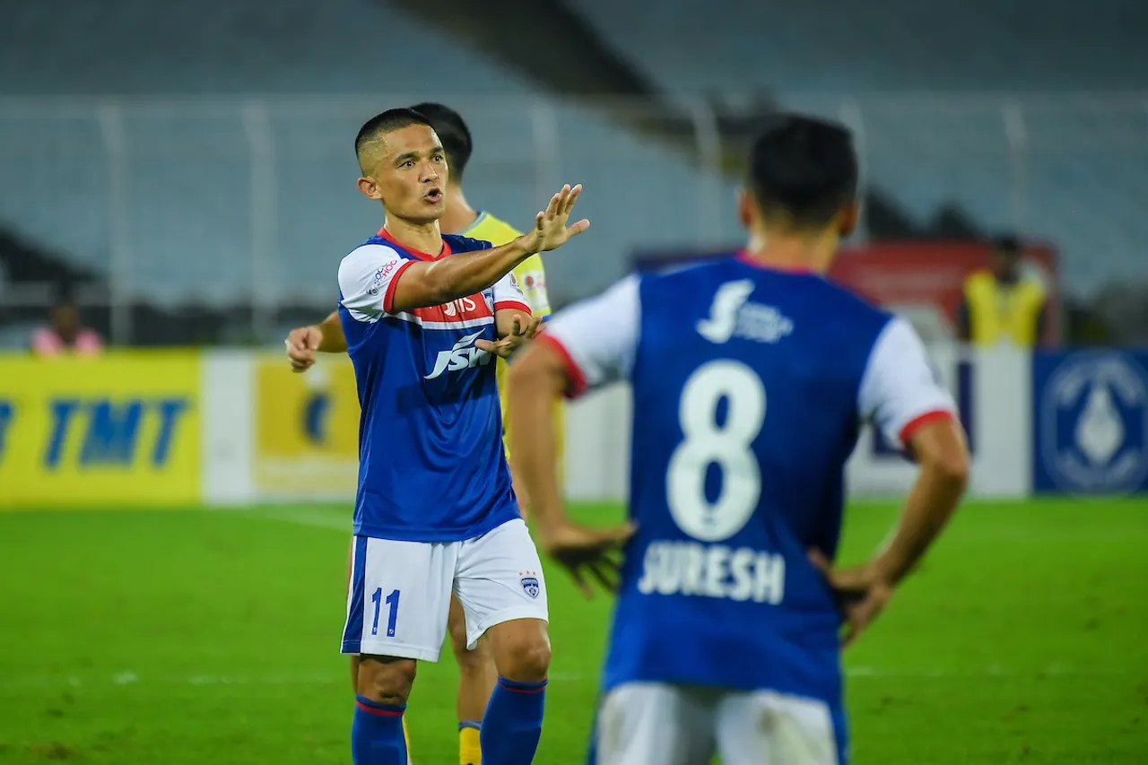 Bengaluru FC vs Kerala Blasters FC: Sunil Chhetri -sportzpoint.com