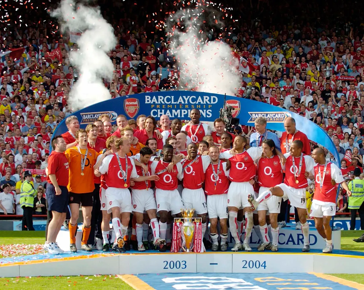 Arsenal are the second English Club to ever win the league as the Invincibles
