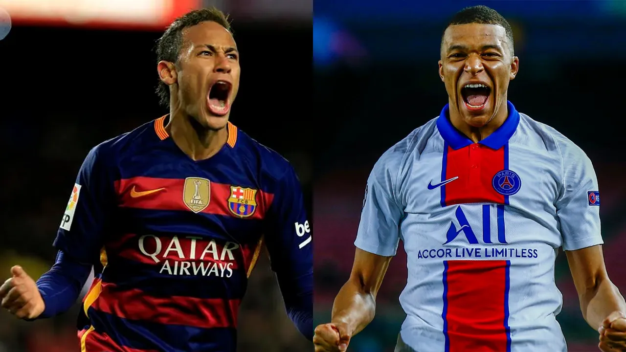 Every result from PSG vs Barcelona matches since 2012/13