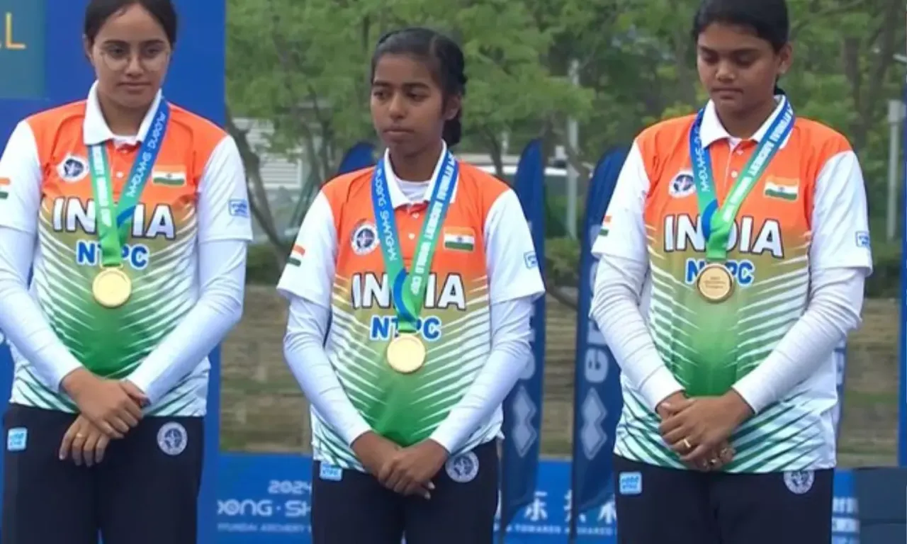 Archery World Cup 2024 stage 1: Indian compound team win 3 gold medals - sportzpoint.com