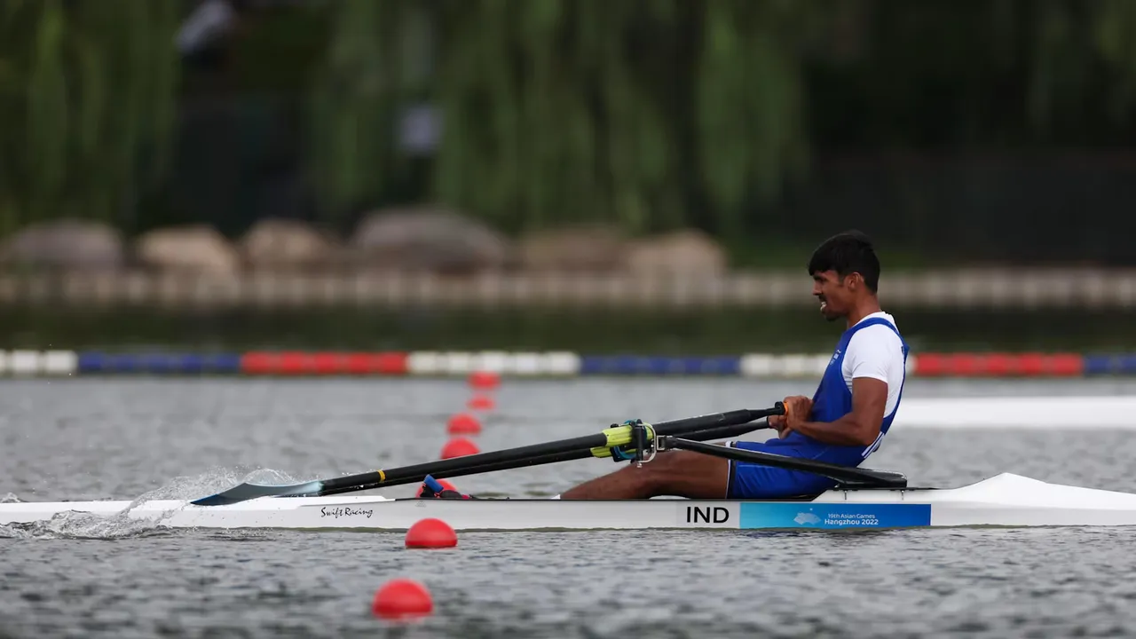 Balraj Panwar acquire Paris Olympics 2024  rowing quota  | sportzpoint.com