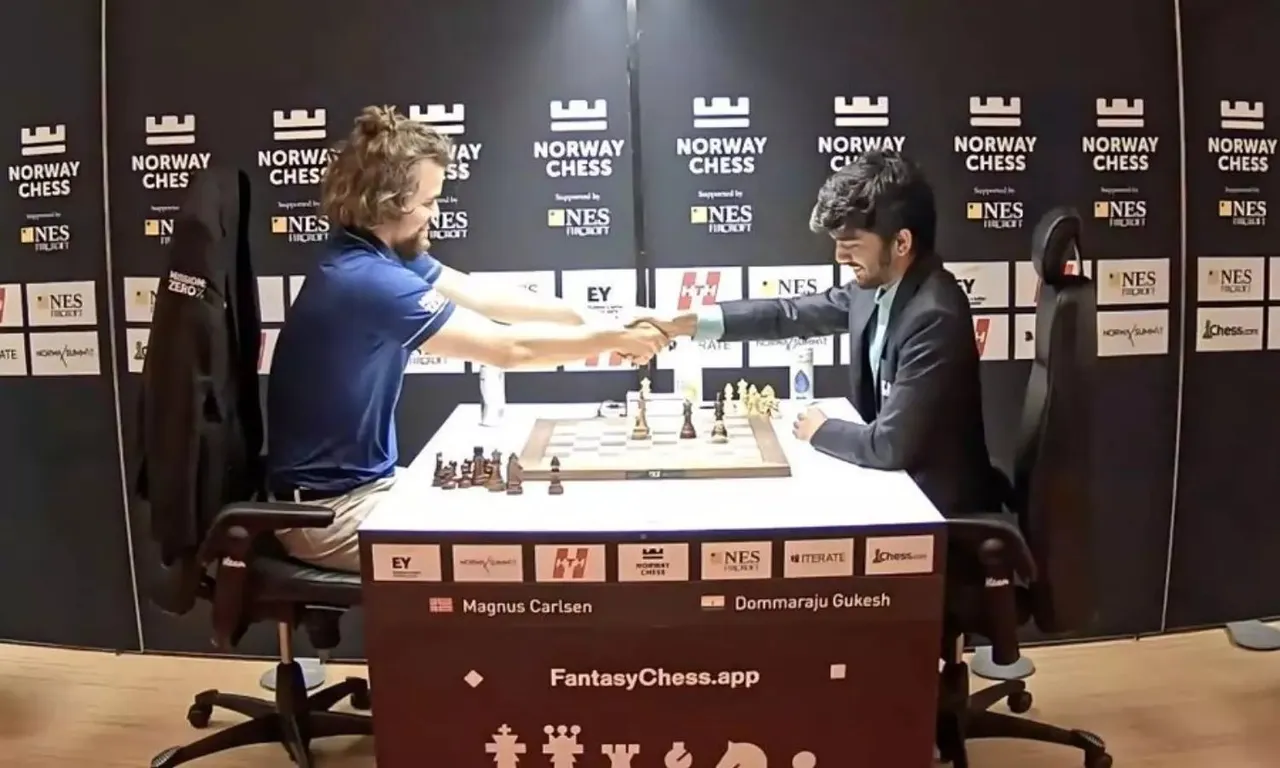 Freestyle Chess G.O.A.T Challenge: D. Gukesh's sensational victory over Magnus Carlsen and Ding Liren, takes second place in the tournament standings