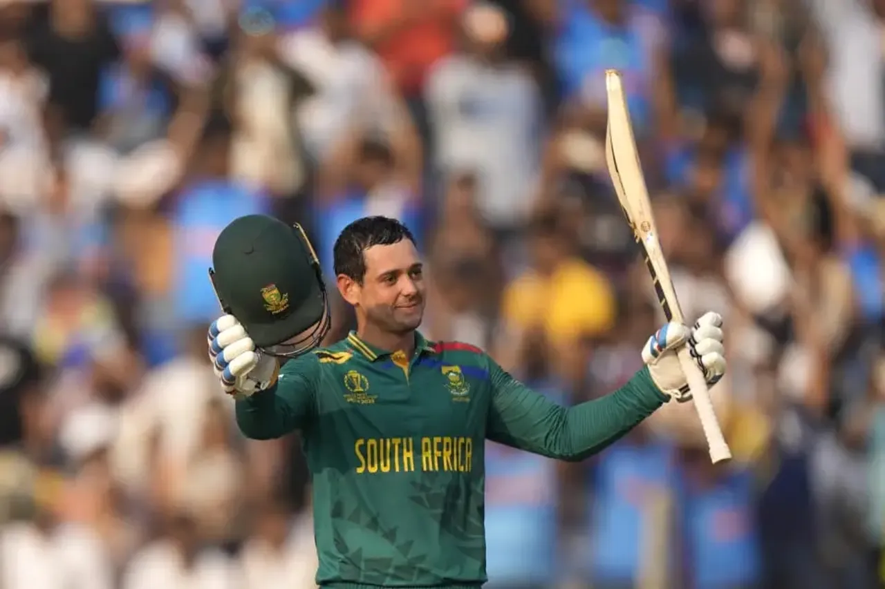 Quinton de Kock received a standing ovation at Pune after scoring his fourth century of the ODI World Cup 2023