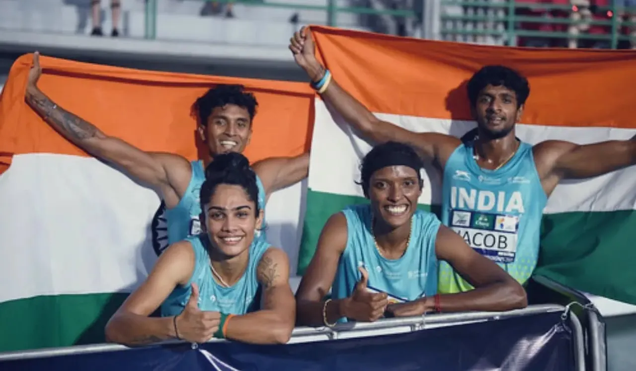 Asian Athletics Championship | Asian Athletics Championship 2023: India wins 4x400m mixed relay gold | Sportz Point