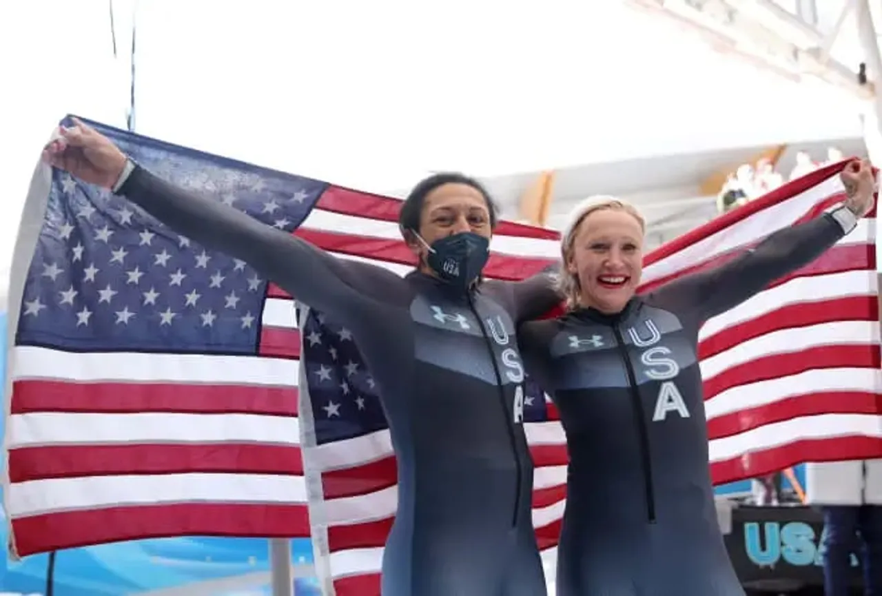Beijing Winter Olympics 2022: USA's Kaillie Humphries becomes the first-ever mono bob gold medallist | SportzPoint.com