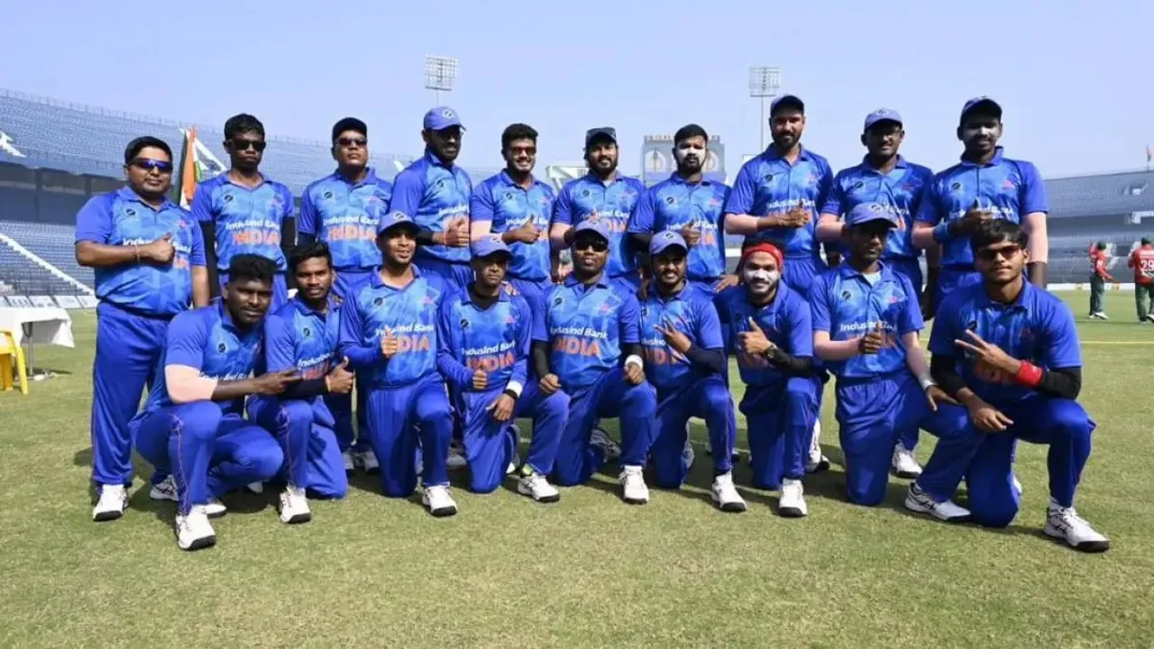 Blind T20 World Cup 2022: India created history by defeating Bangladesh, captured the trophy for the third time | Sportz Point