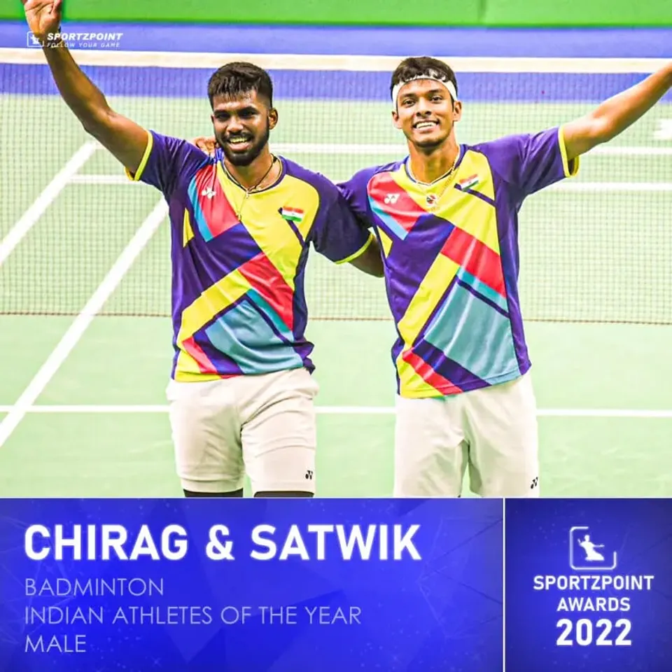 Sportz Point Awards 2022: Indian Athletes of the Year (Male) | Satwik-Chirag | Sportz Point