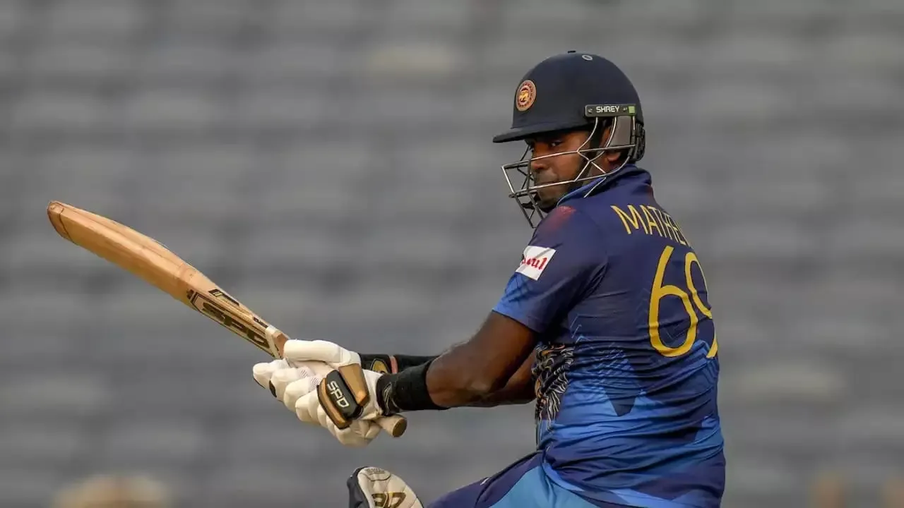 ODI World Cup 2023: Angelo Mathews makes history as the inaugural batter to be TIMED OUT in International Cricket
