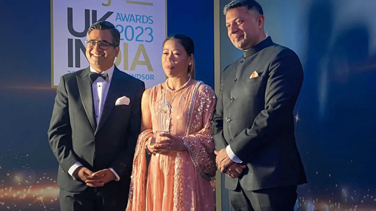 Mary Kom becomes 'Global Indian Icon of the Year' at UK-India Awards | Sportz Point