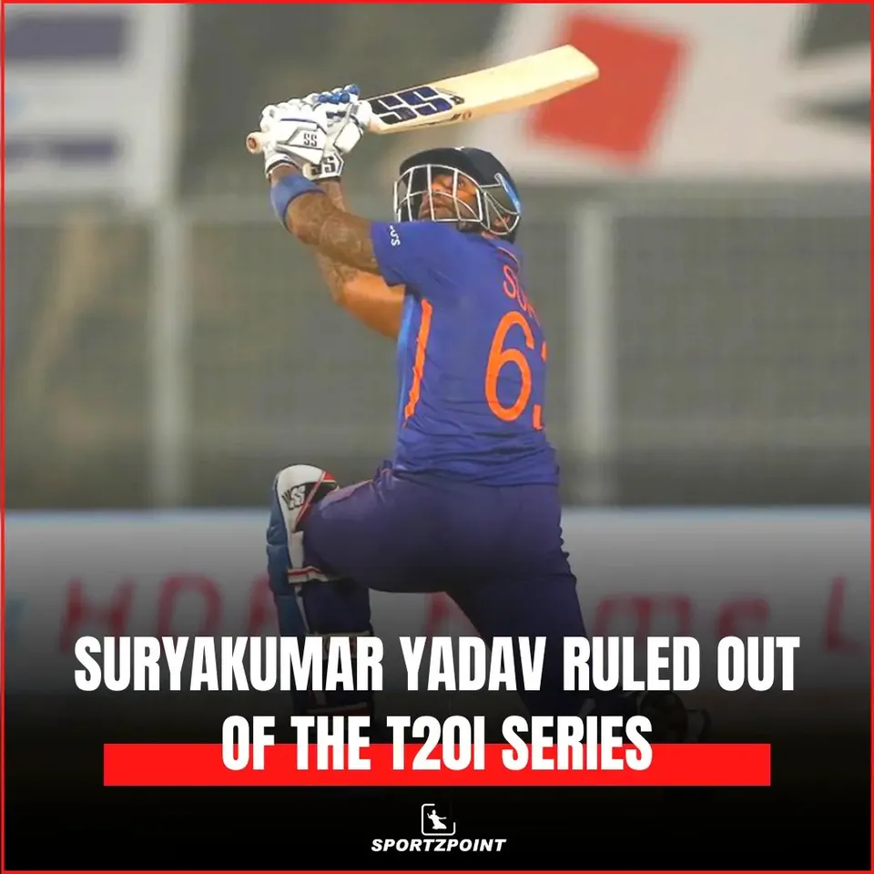 IND vs SL: Suryakumar Yadav ruled out of the T20I series | SportzPoint.com