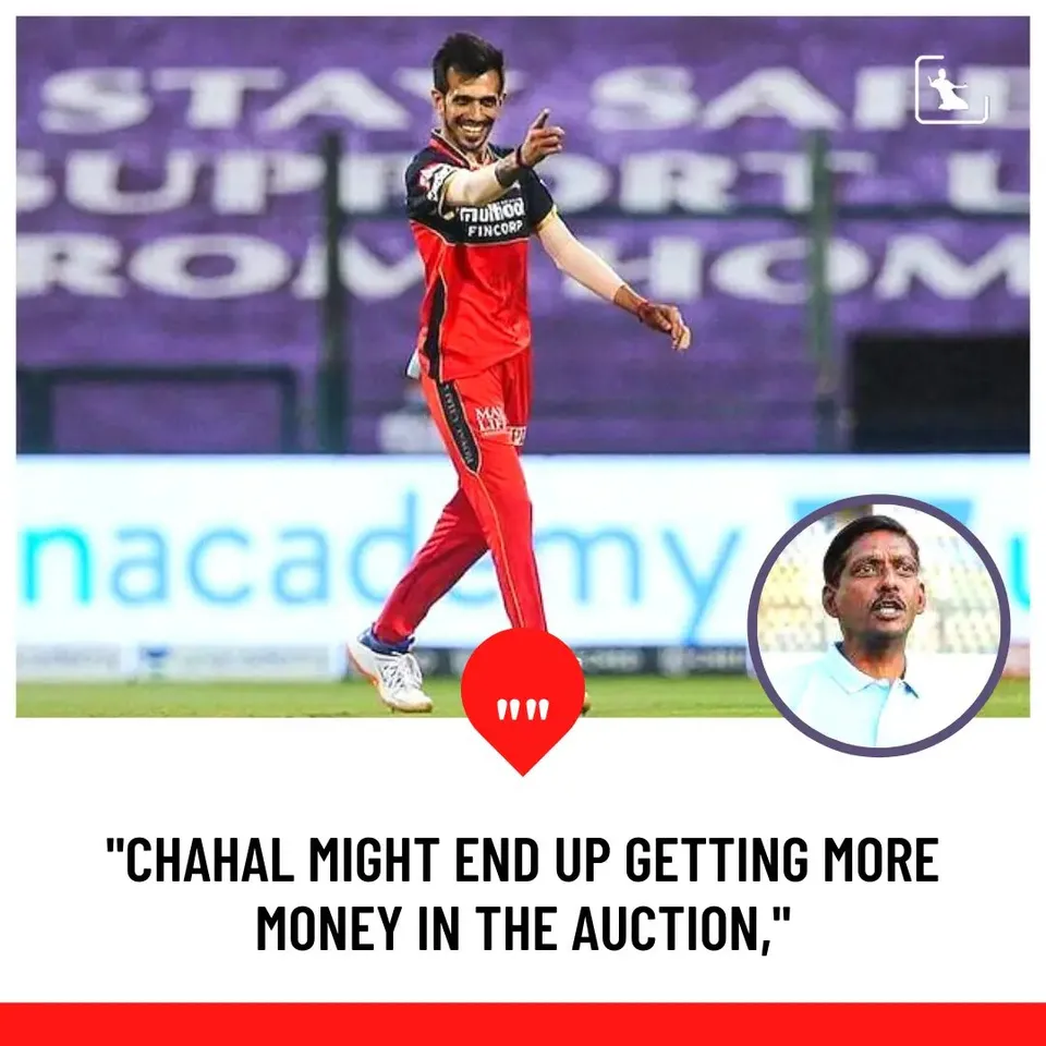 IPL 2022: "Chahal might end up getting more money in the auction," says Laxman Sivaramakrishnan