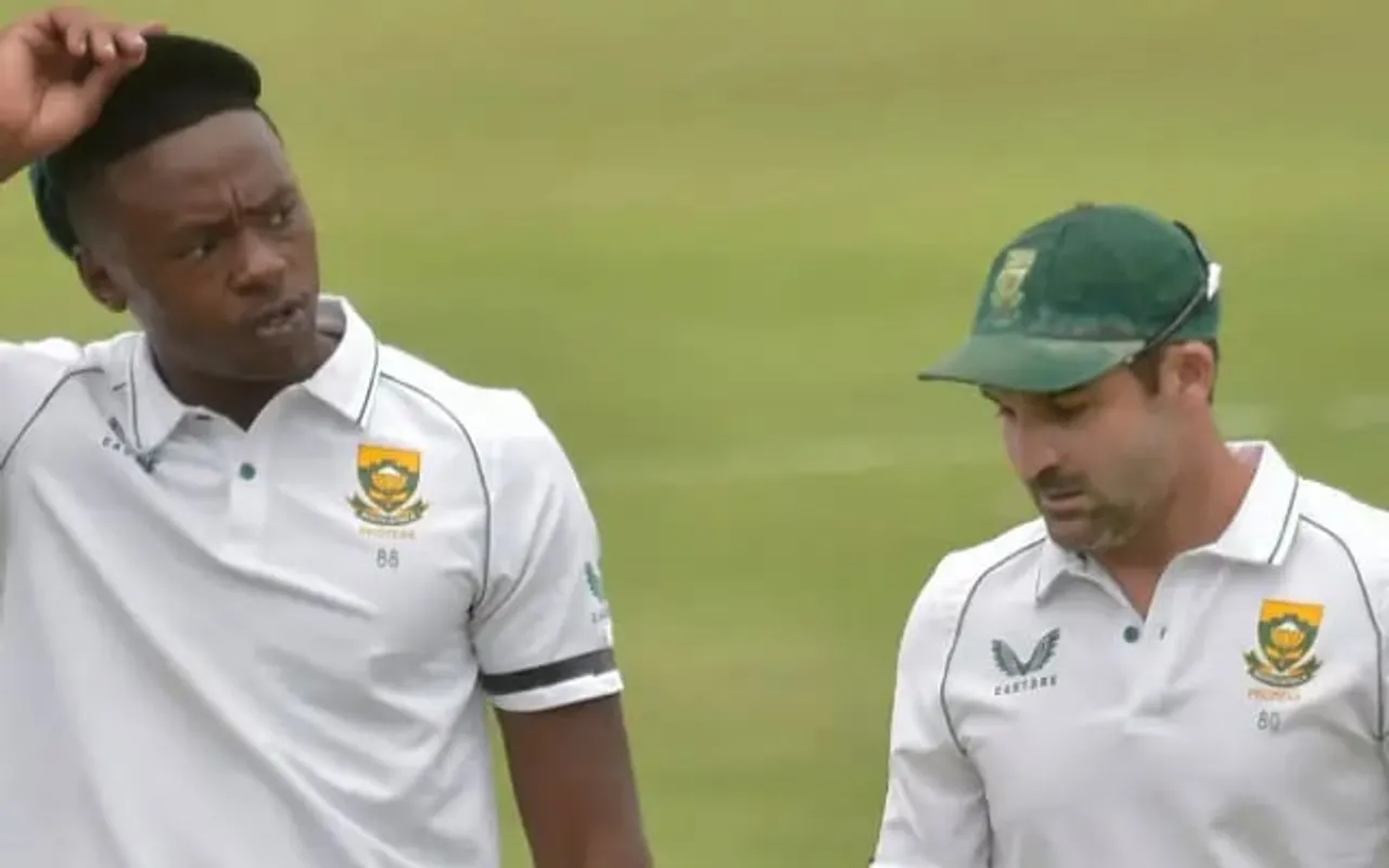 "When KG's got his tail up, there is no one better than him", Dean Elgar describes how he fired up Rabada | SportzPoint.com