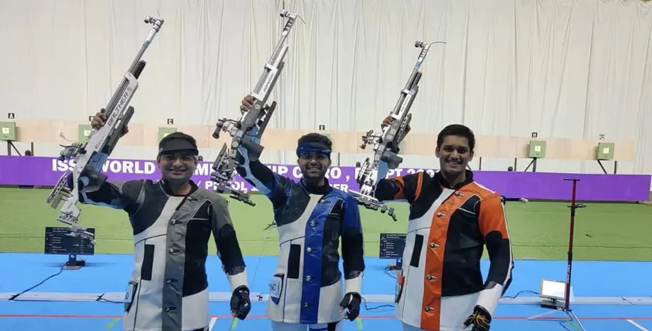 ISSF World Championships 2022: The Indian men's trio brings fifth gold for their country | Sportz Point