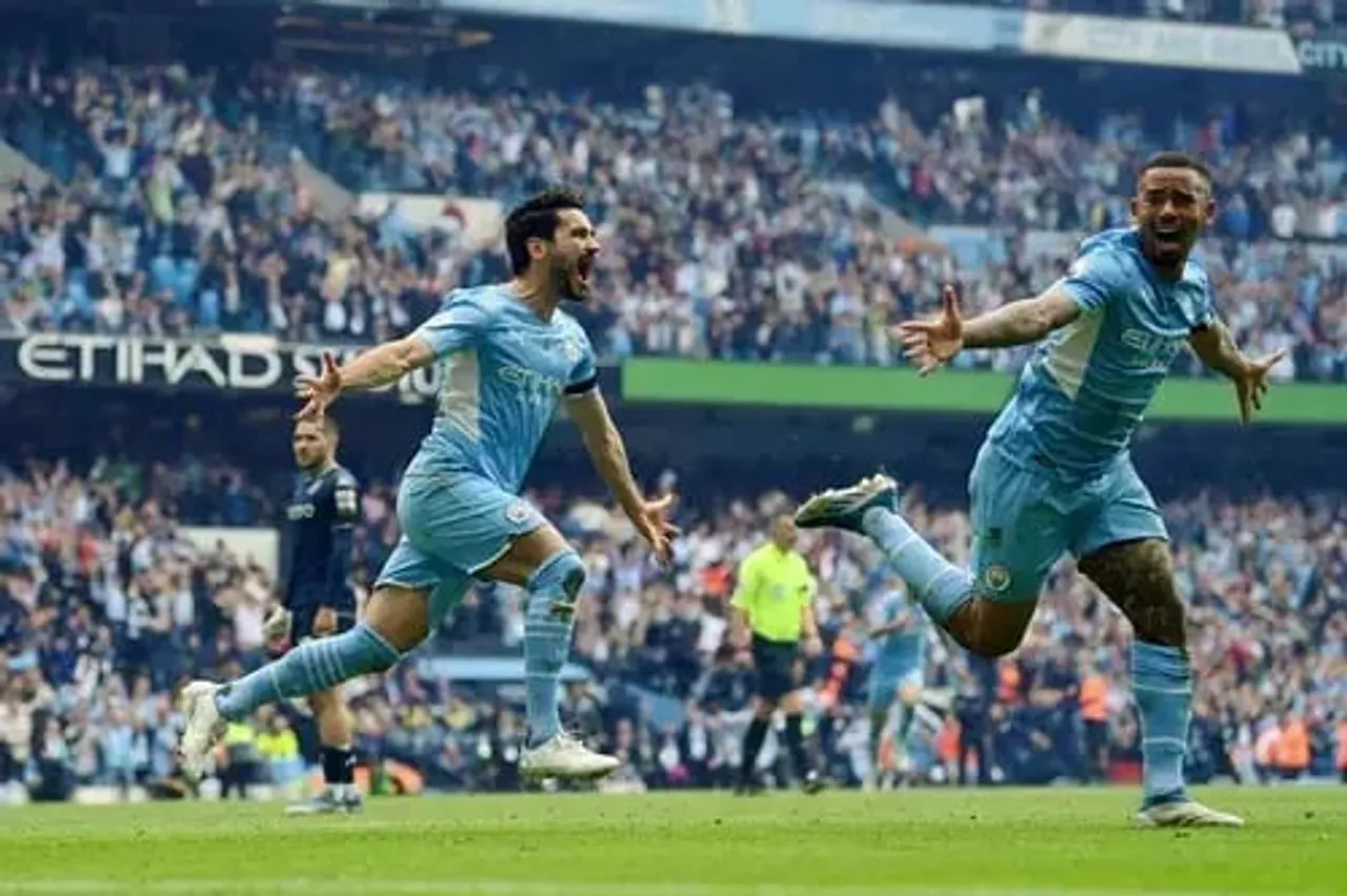 Man City vs Aston Villa match report | City wins their 6th Premier League title | Football News | Sportz Point